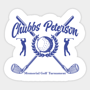 Happy Gilmore Chubbs Peterson Golf Instruction Sticker